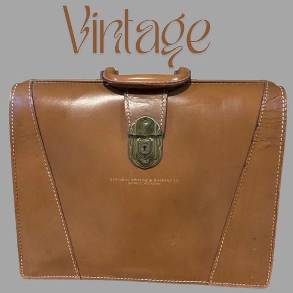 Vintage Leather Briefcase